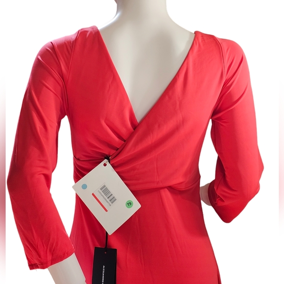 Alessandro Legora Faux Wrap Midi Dress Size 42/6 US NWT - Picture 5 of 11